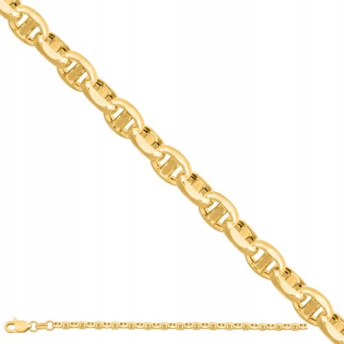 Zlatý řetízek pro ženu 585 gucci, efektní elegantní design r45