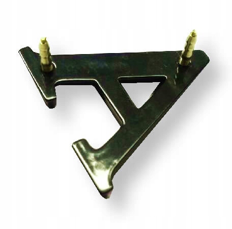 Litery cyfry na drzwi, dom, grób Toronto 6cm odlew mosiężny czerniony Marka Artvic