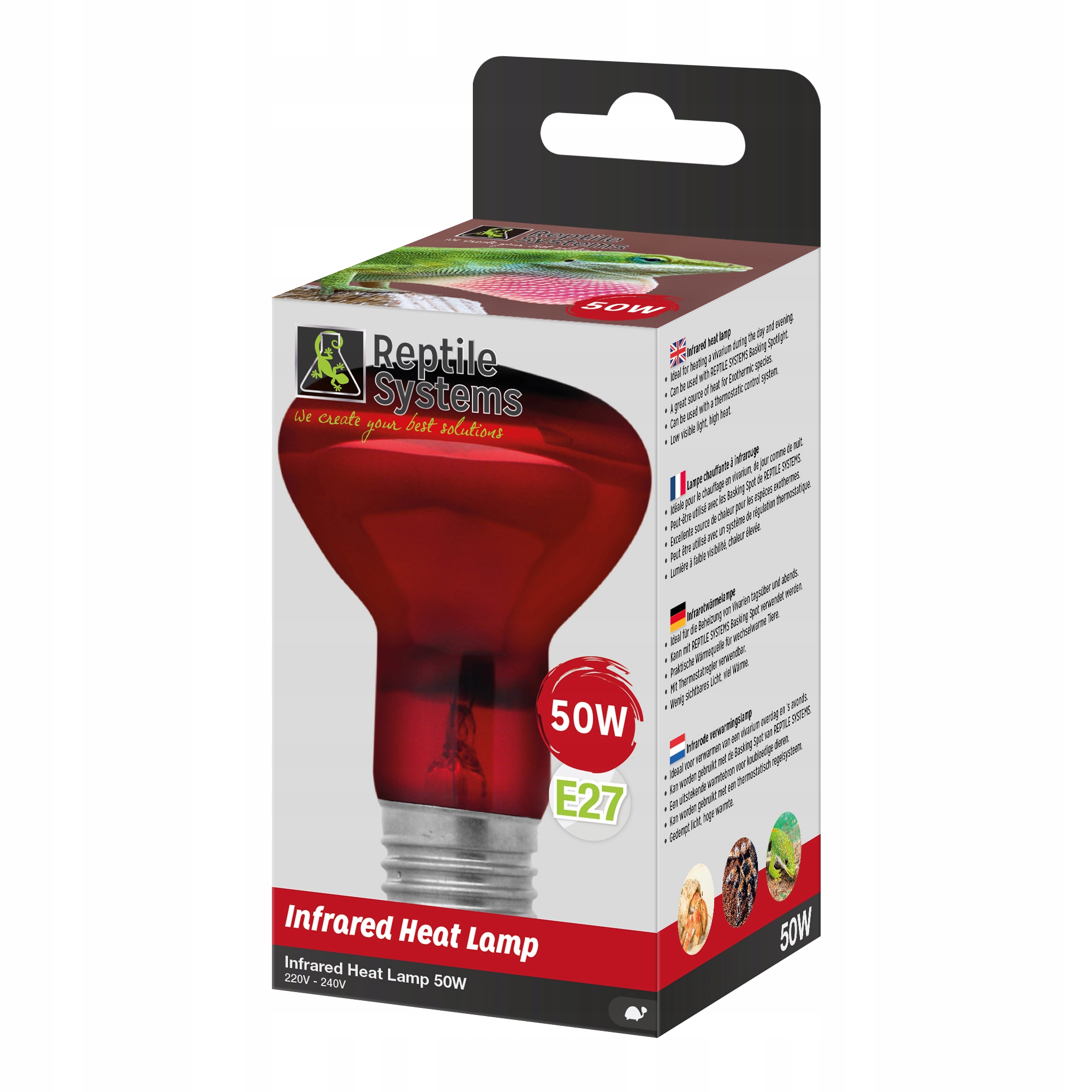 

Reptile Systems Infrared Heat Lamp 50W E27