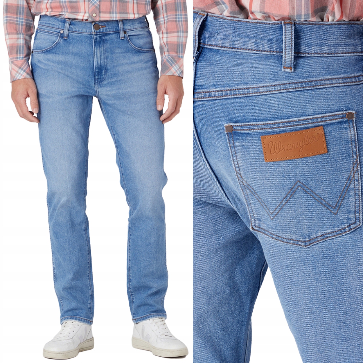Wrangler Larston slim 365 Cool Twist prodyšné džínové kalhoty W38 L34