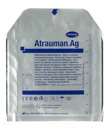 

Atrauman Ag opatrunek z maścią 5x5cm, 1 sztuka