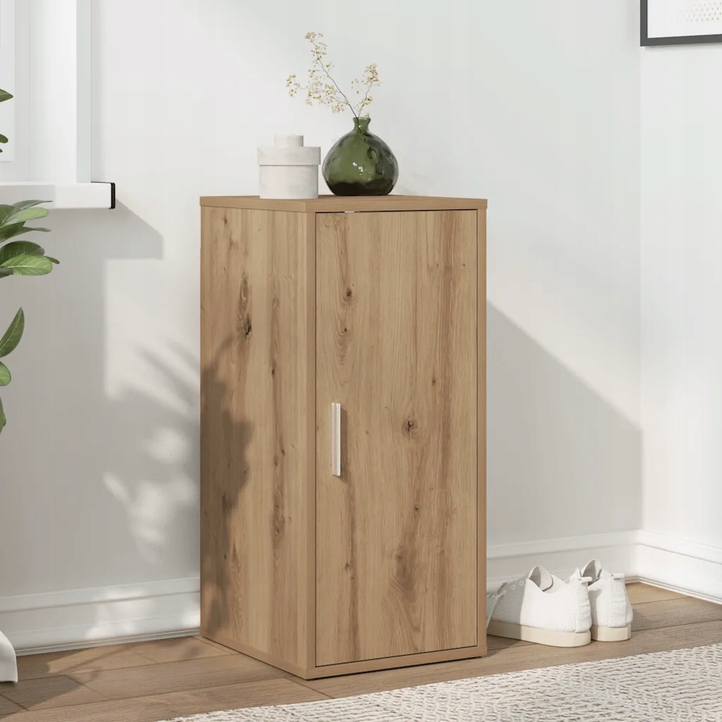 Botník dub artisan 32 x 35 x 70 cm kompozitní dřevo Hnědá 856706