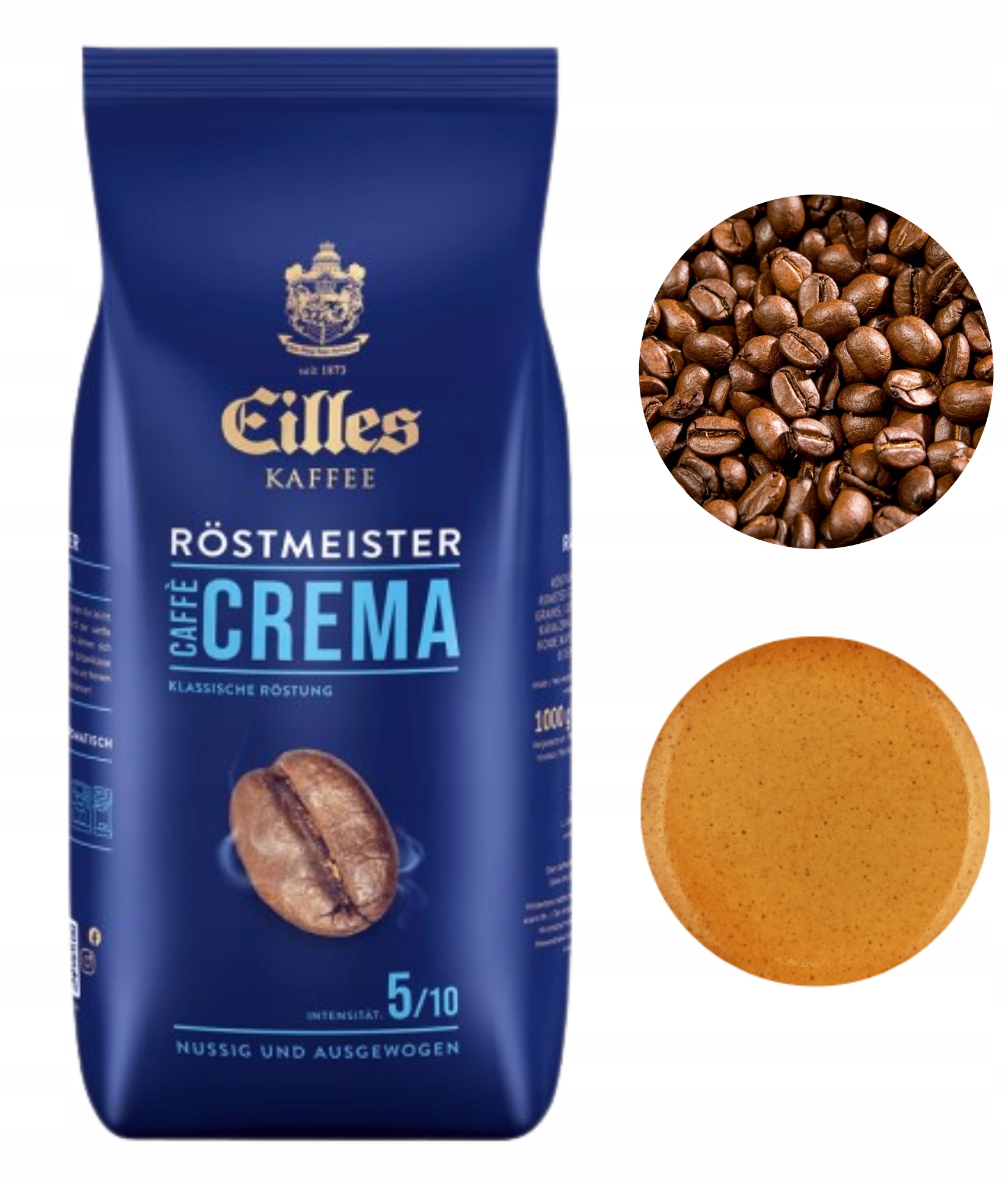 Eilles Rostmeister Caffe Crema káva 1 kg1