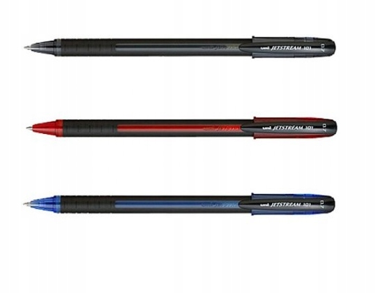 DŁUGOPIS SX-101 JETSTREAM CZERWONY UNI (12)