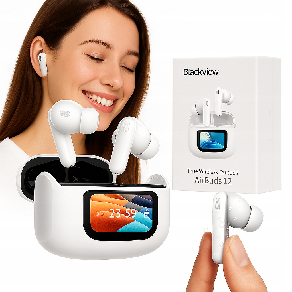 Bezdrátová sluchátka Blackview Dotykový Displej Režimy hudby Ztlumení