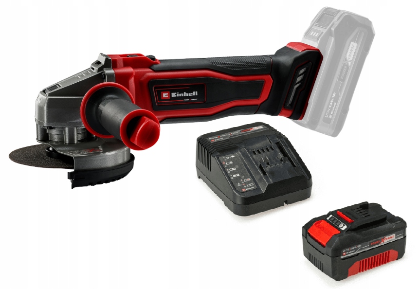 Einhell Úhlová Bruska Te-ag 18/125-2 Li 4431168 Set Akumulátor 4,0AH