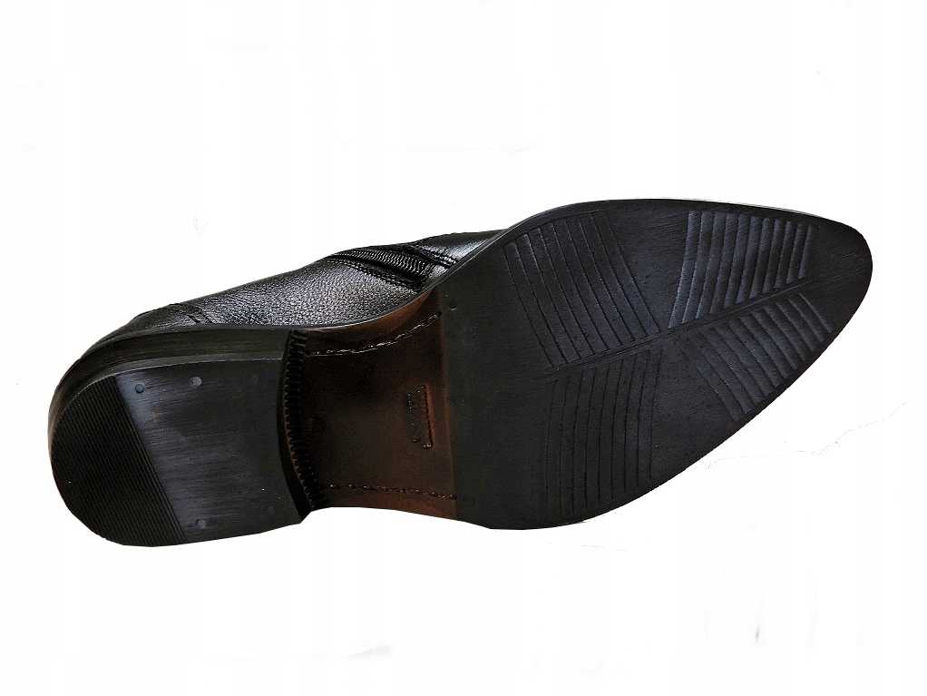 KOWBOJKI MĘSKIE SKÓRA CAŁOROCZNE WYGODNE WYSOKIE PODBICIE NA ZAMEK 40 cz Kod producenta 1236 s 828