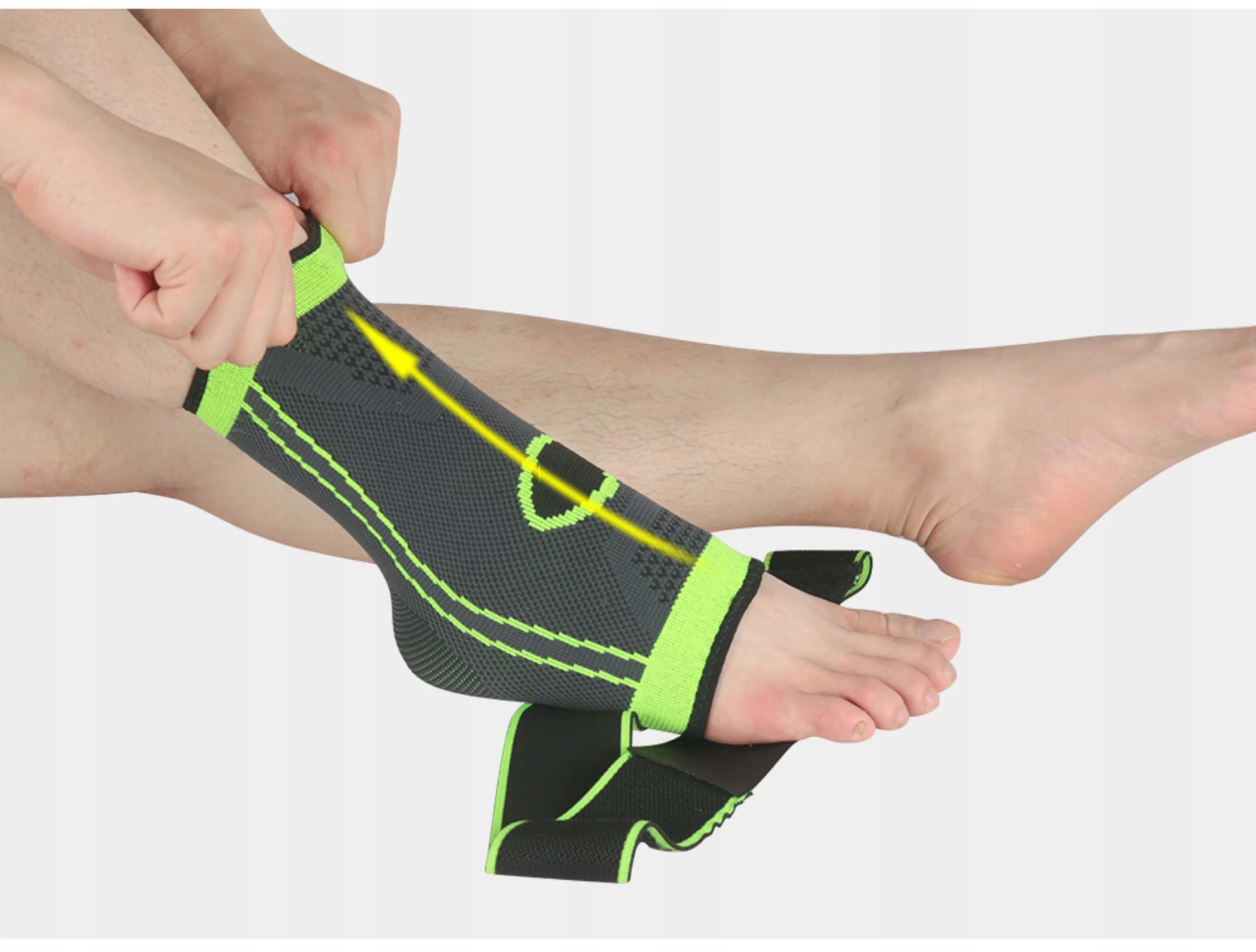 STABILIZATOR KOSTKI ORTEZA OPASKA ELASTYCZNA UCISKOWA STAWU SKOKOWEGO M/L Model TM815ML