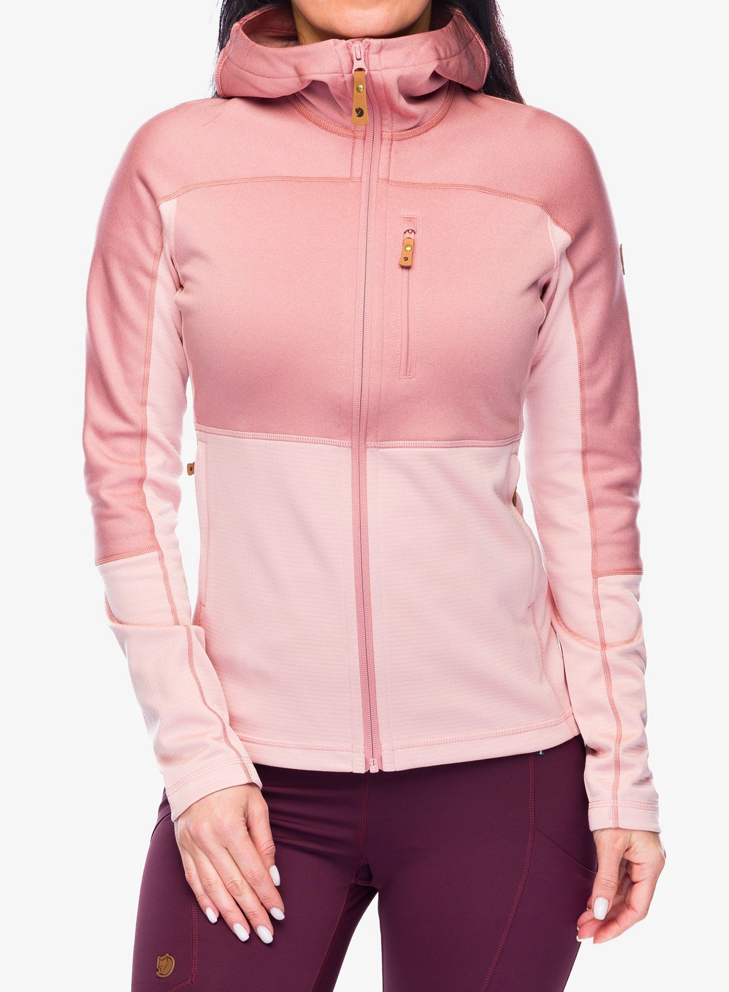 Mikina dámská trekingová mikina Fjallraven Abisko Trail Fleece chalk rose M