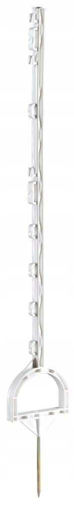 Plotové Palice Z Polypropylenu S Třmenem 114 cm Bílé 20 ks