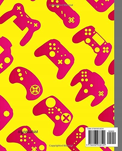 Diaries, Shyne Composition Notebook: Video Game, Game Controller, Gamer, Ga Język publikacji angielski