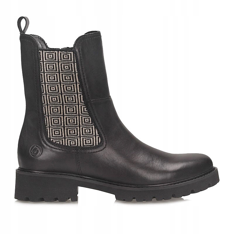 Stylové dámské kotníkové boty na zip Remonte D8694-03