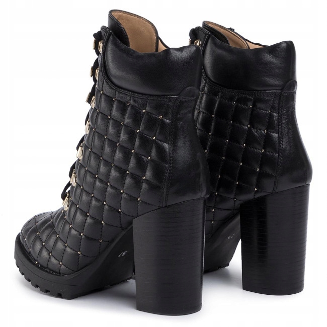 Eva Minge Dámské Kotníkové Boty Černé, Kůže 40 Vlb