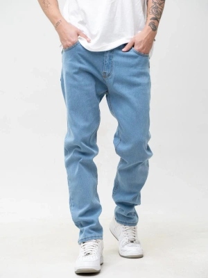 Kalhoty Jigga Wear Regular Mini Haft Logo světle modré