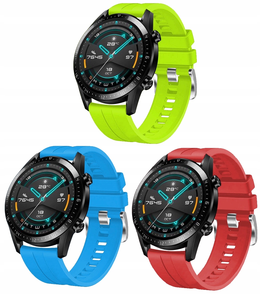 

Zestaw 3 Paski Do Huawei Watch Gt 2 2e 3 Pro 22mm