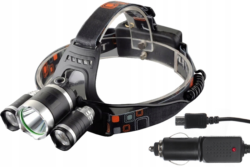 MOCNA LATARKA CZOŁOWA LED REFLEKTOR NA GŁOWĘ COB Marka inny