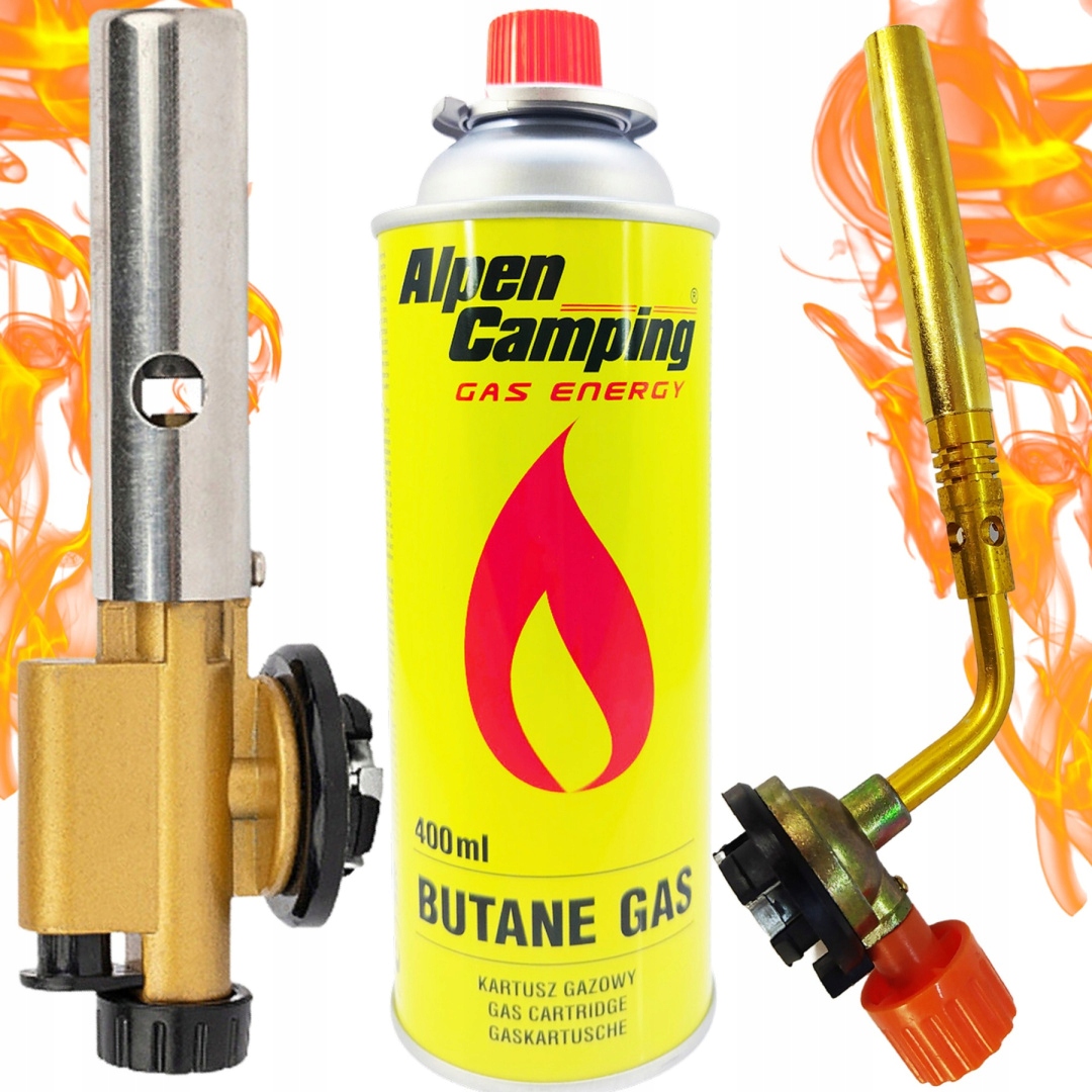 

Palnik Mosiężny Opalarka 1 x Gaz Kartusz Nabój