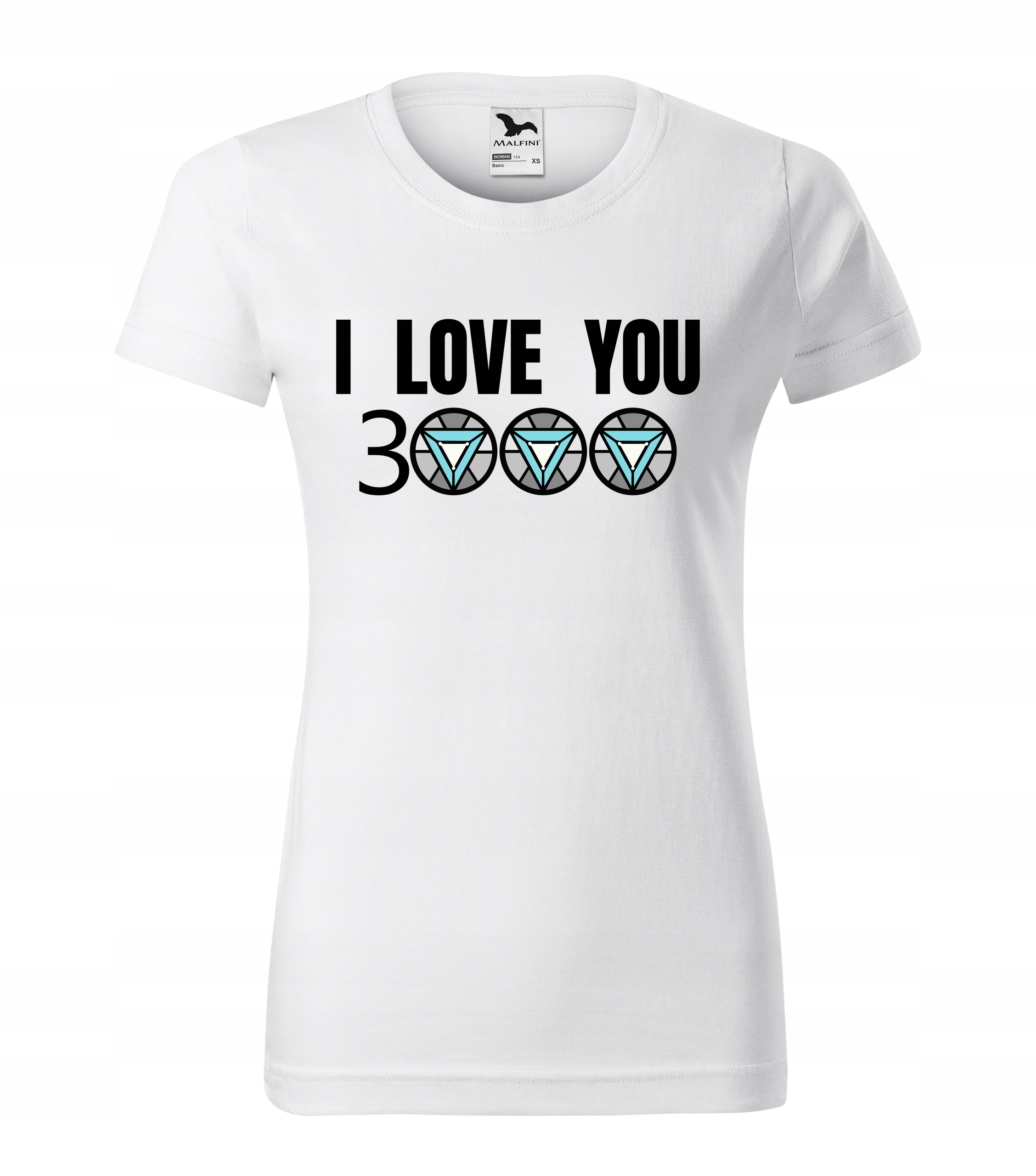 

Koszulka dla niej I Love You 3000 ver2 M