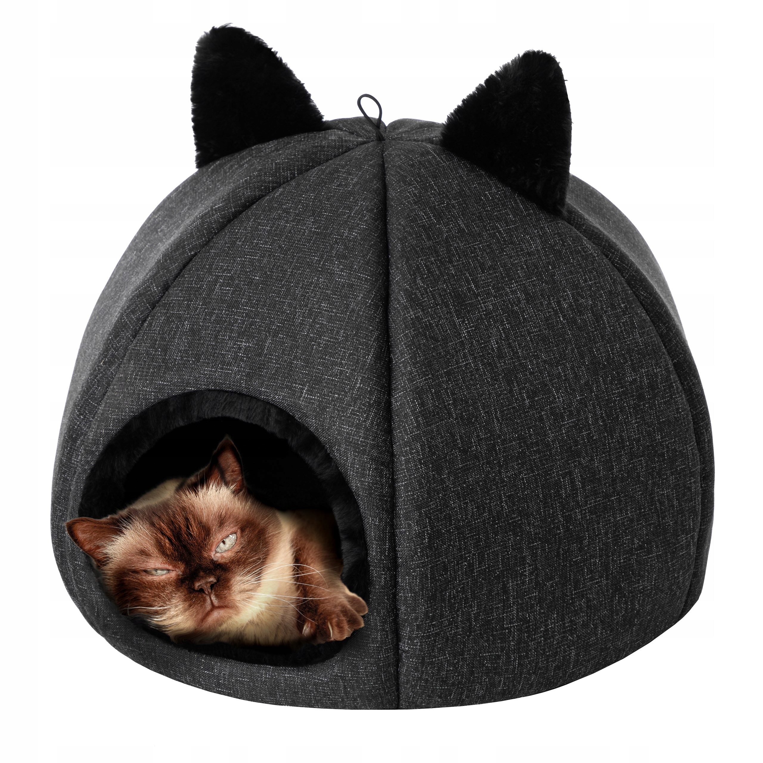 Levně Budka pro kočky Malý domeček Kitty Head 40x40x28 cm
