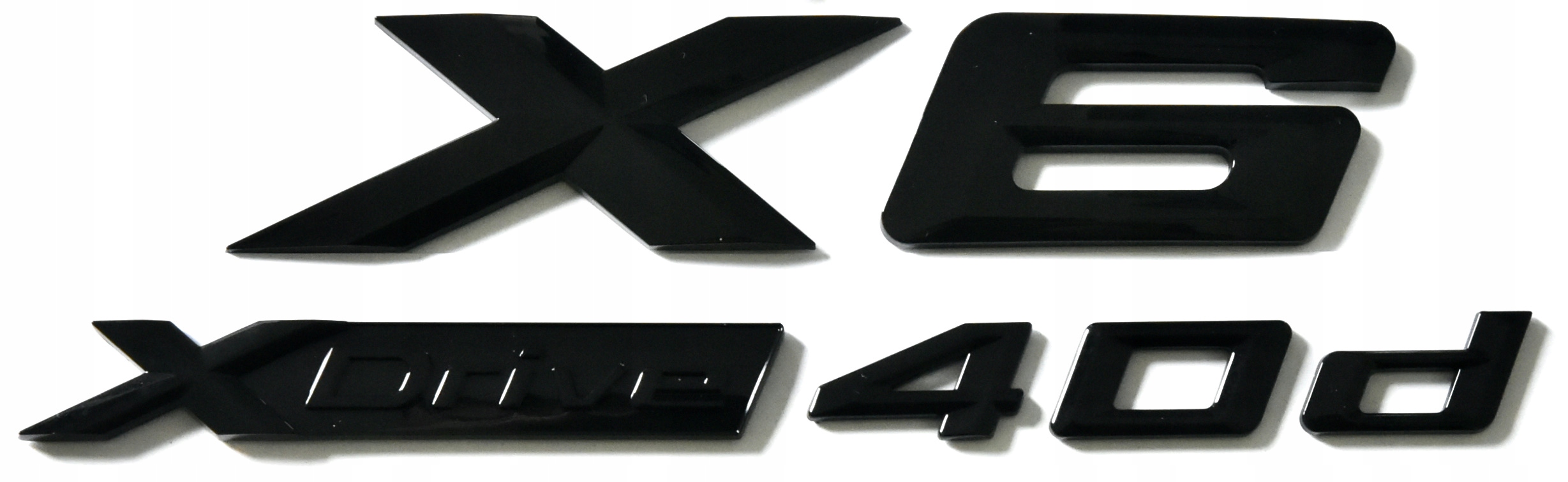 Bmw G06 X6 xDrive 40d emblém logo znak čierna