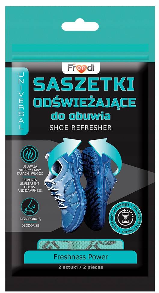 

Saszetki odświeżające do obuwia beFrendi