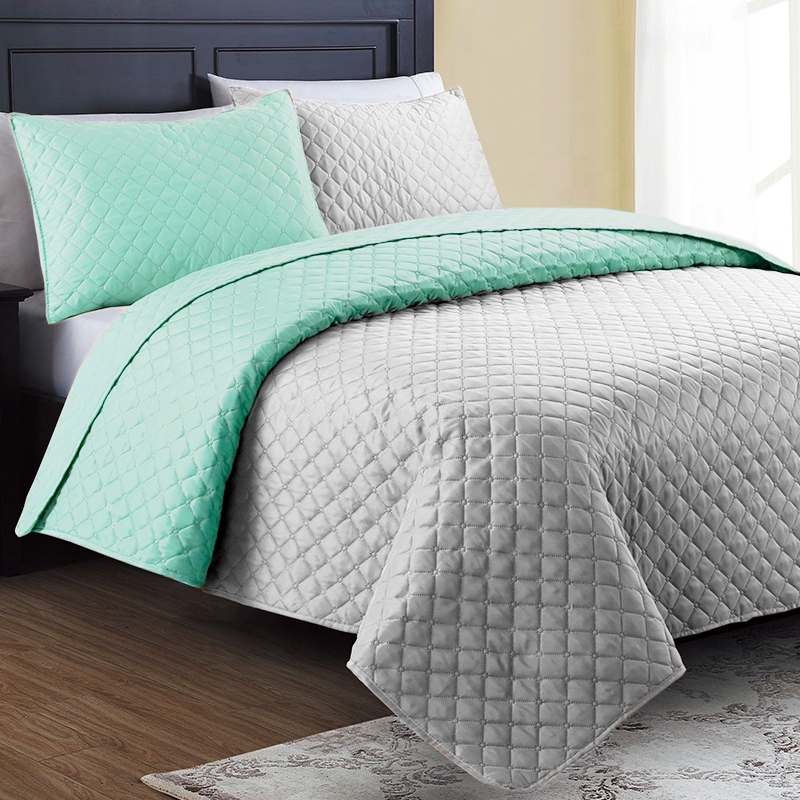 NARZUTA DWUSTRONNA PIKOWANA 220x240 PLED KOLOR KOC Rodzaj narzuta