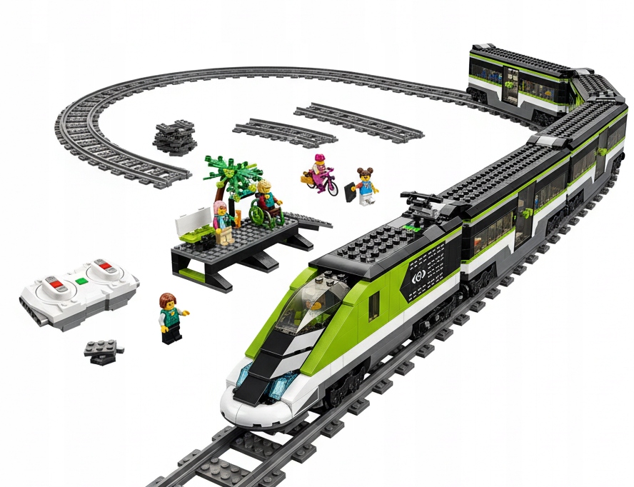 Lego City Expresní osobní vlak 60337 – dálkově ovládaná vláčkodráha