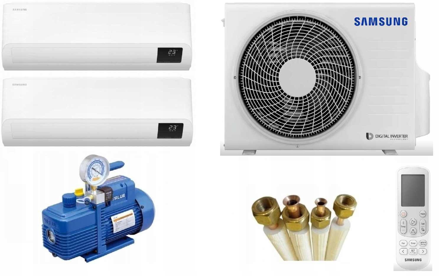 POMPA CIEPŁA MULTI SAMSUNG 2x3,2kW 32m SAMODZIELNY