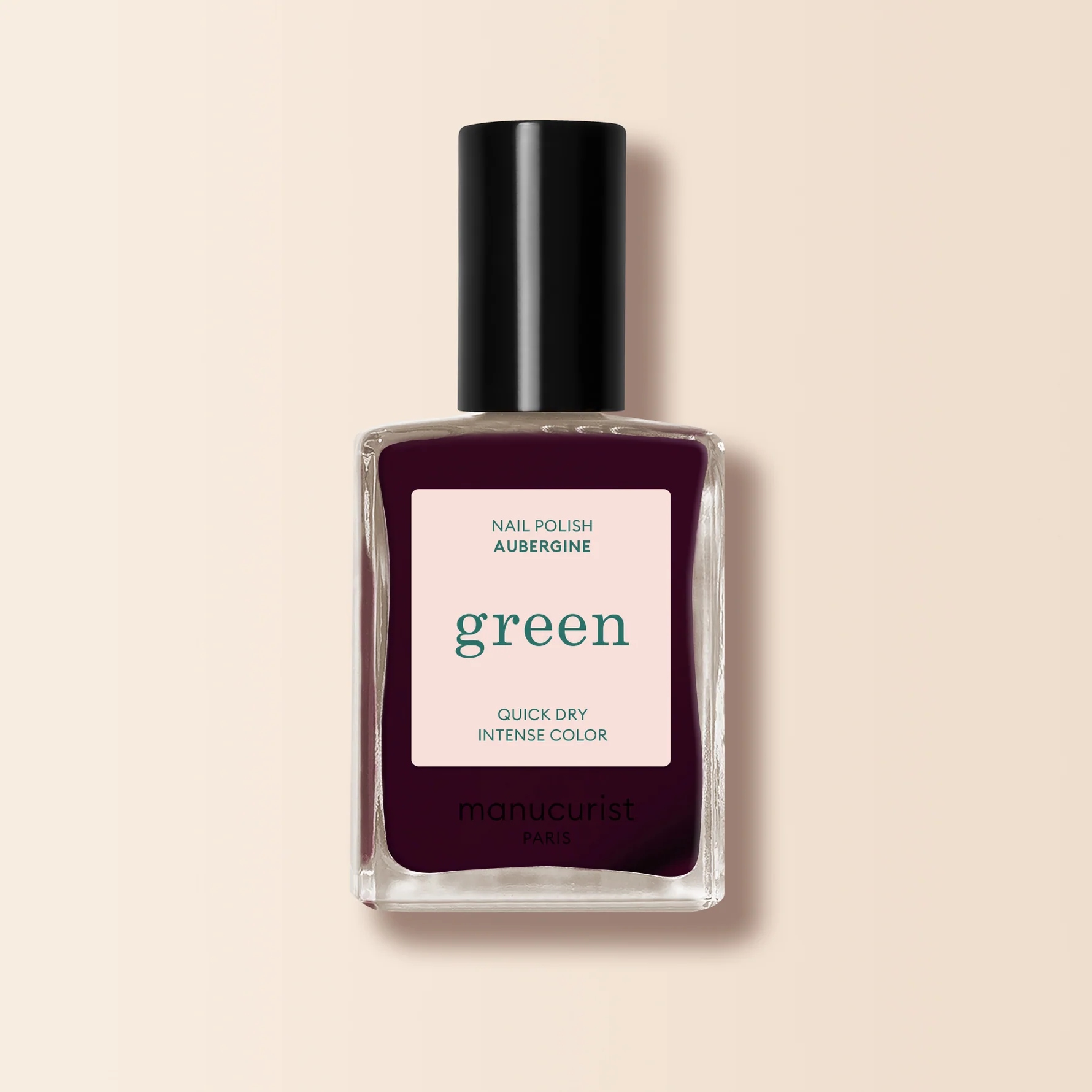 Manucurist Green Lak na nehty Aubergine (baklažánově fialový) 15 ml