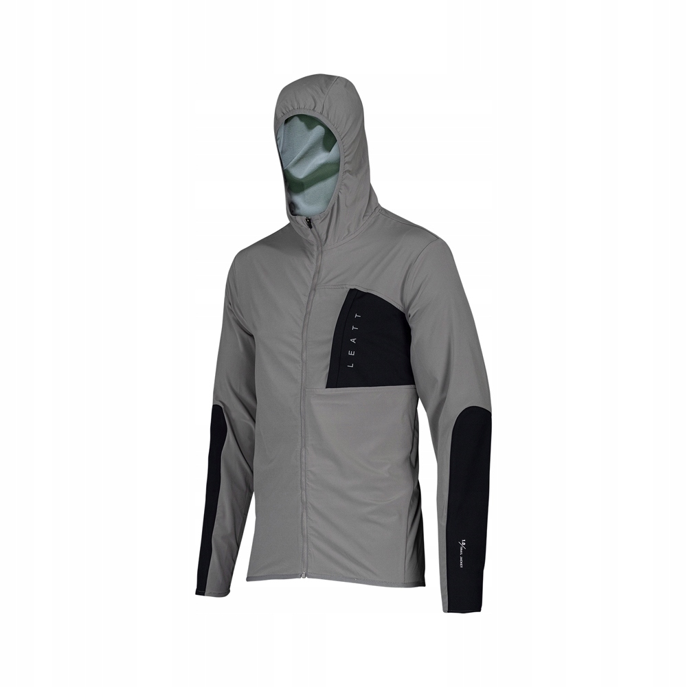 Leatt Novinka Cyklistická Bunda Mtb Trail 1.0 Jacket Granite Barva Šedá/černá