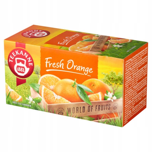 Teekanne World of Fruits Fresh Orange Čaj s příchutí