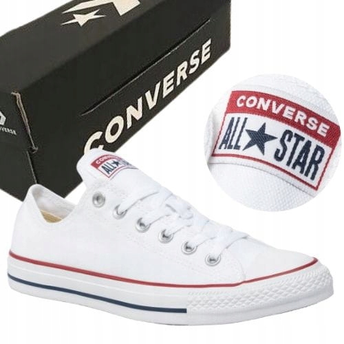 

Damskie Trampki Converse All Star M7652 białe 38
