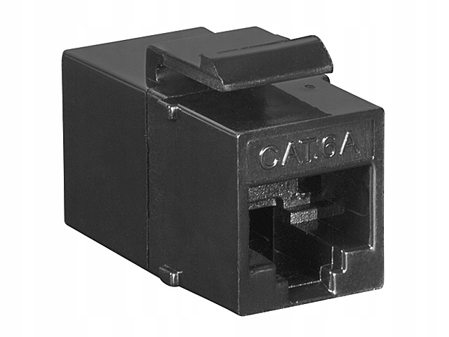 

Łącznik RJ45/gn-RJ45/gn kat.6A Utp typ Keystone