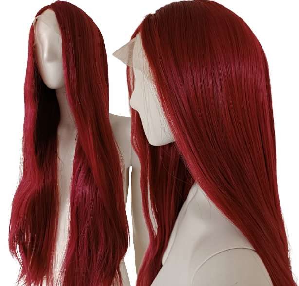 Paruka Lace Front bordó červená Poison Ivy