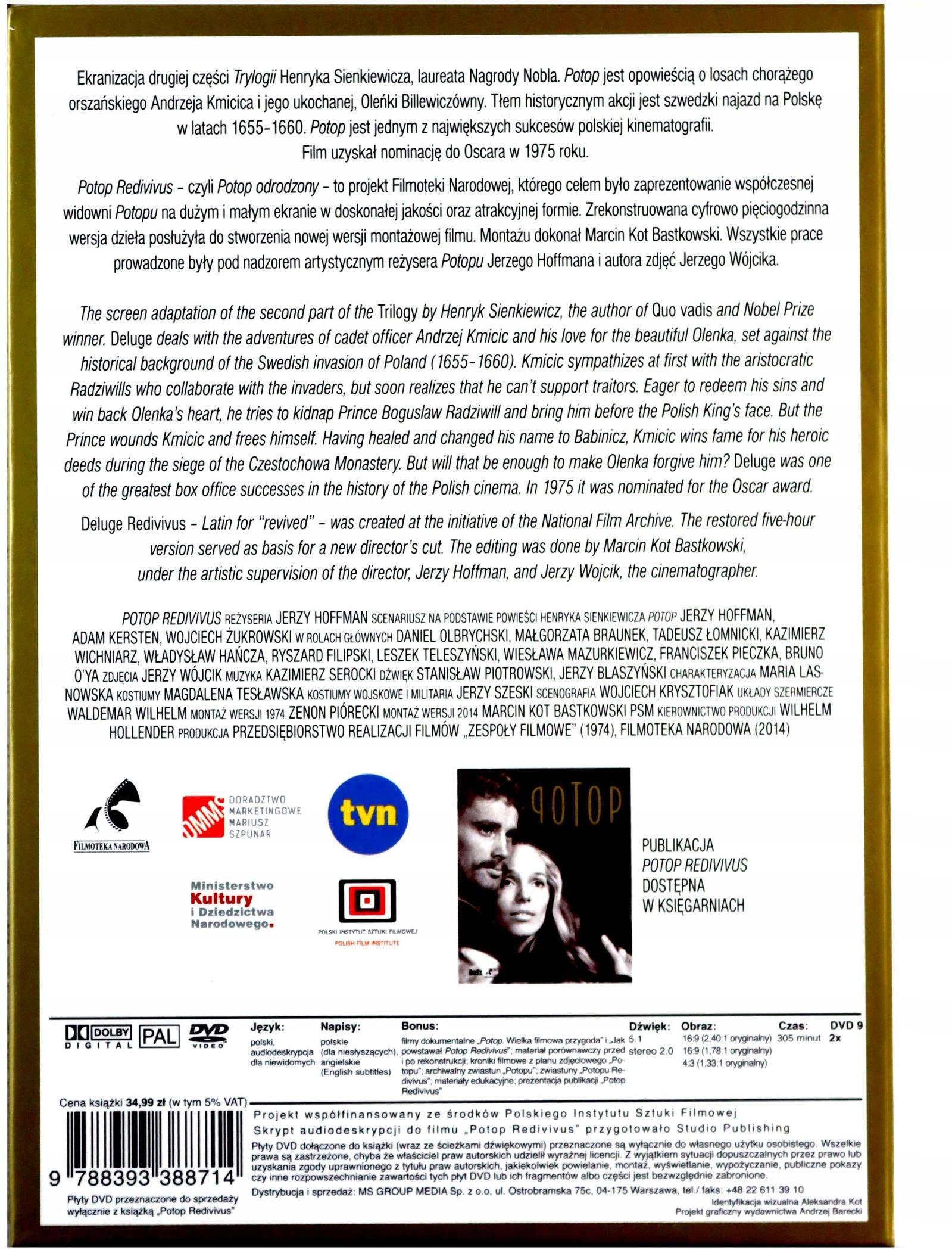 POTOP REDIVIVUS (2DVD) Stan opakowania oryginalne