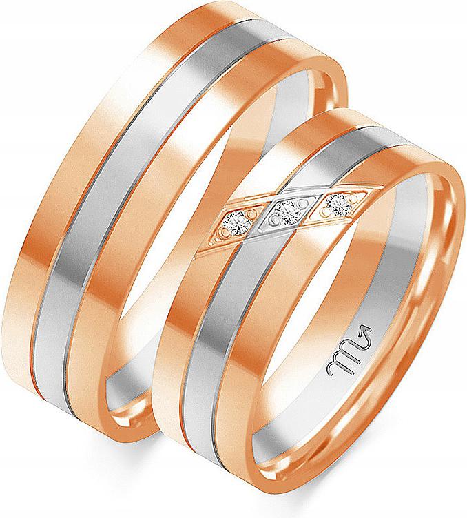 svatební ze zlata s gravírováním 585, rok 20 21 22, výjimečná zlatá kolekce