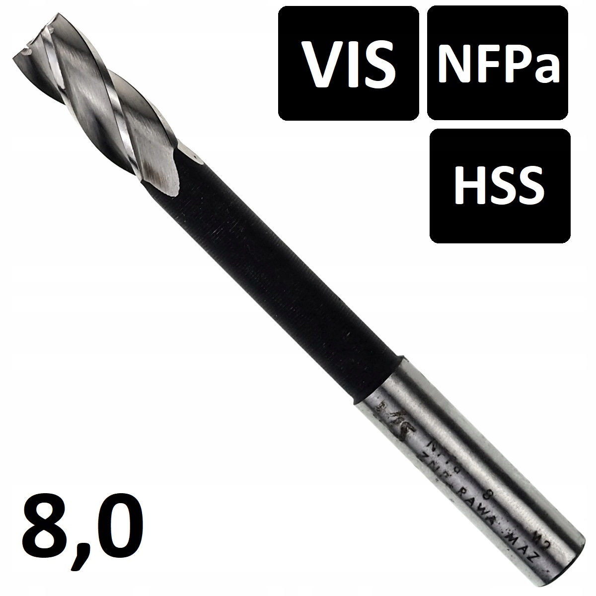

Frez NFPa palcowy fi 8,0 Hss DIN844 Polski Vis