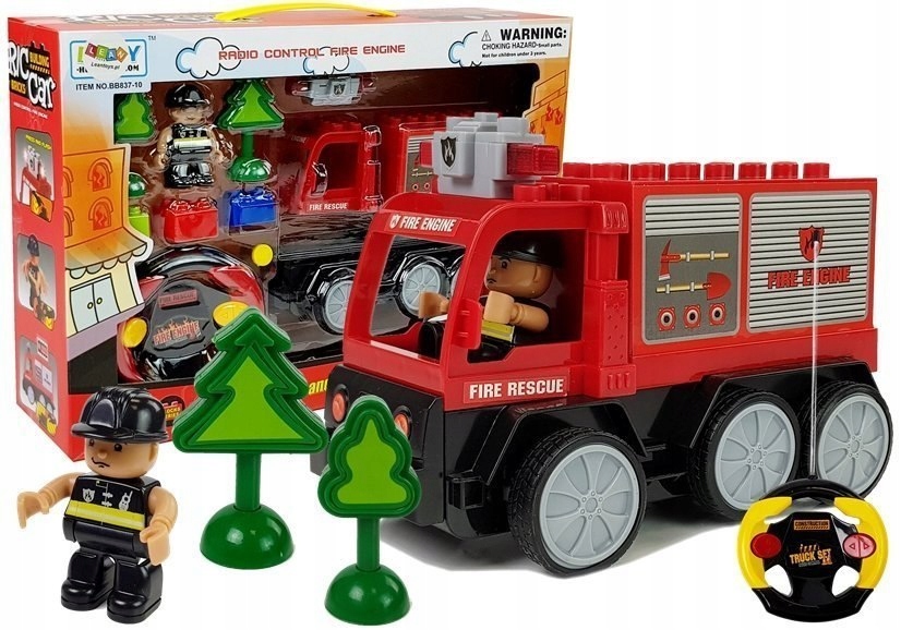 

Auto Wóz Strażacki Zdalnie Sterowany R/c