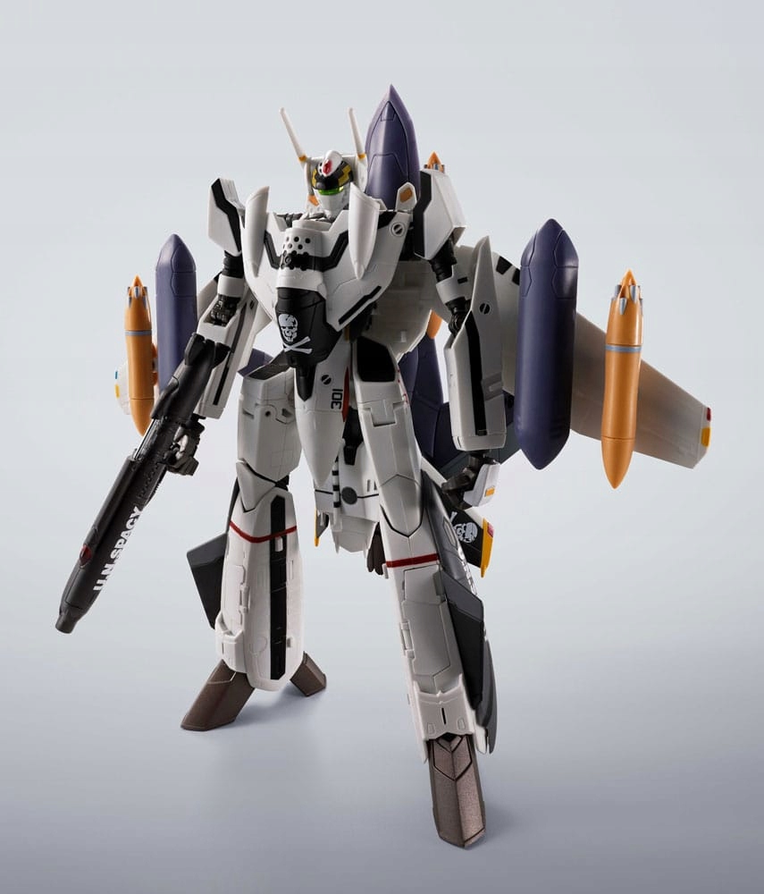 Macross 7 Hi-Metal R Akční figurka VF-0S Phoenix (Použití Roye Fockera) a Sada