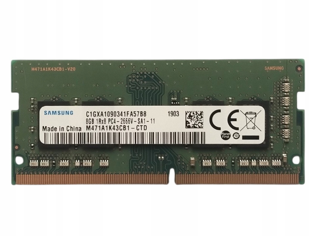 SAMSUNG PC4-2666V 8GB✖️8枚 Samsung Ddr4 8gb 2666 - Niska cena na Allegro