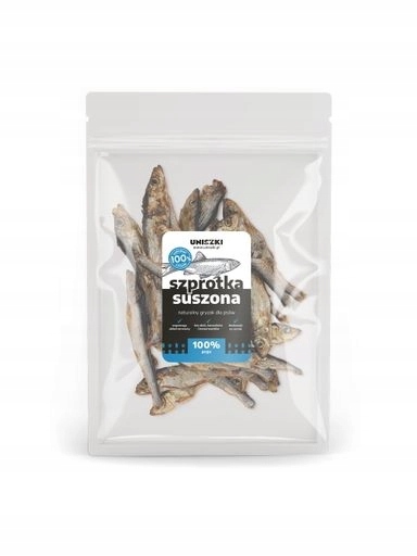 4x Uniszki Sušená šprotka rybka psí pamlsek 40 g