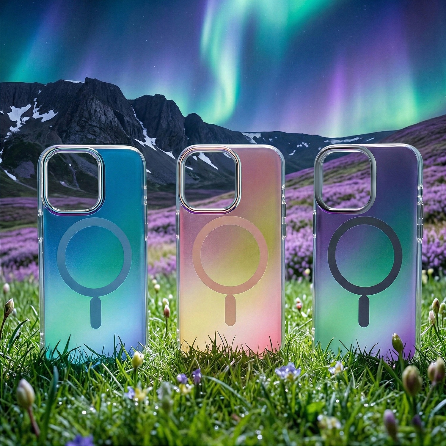 Nakładka Tecto Shield Aurora do iPhone 12 12 Pro 6,1" niebieska