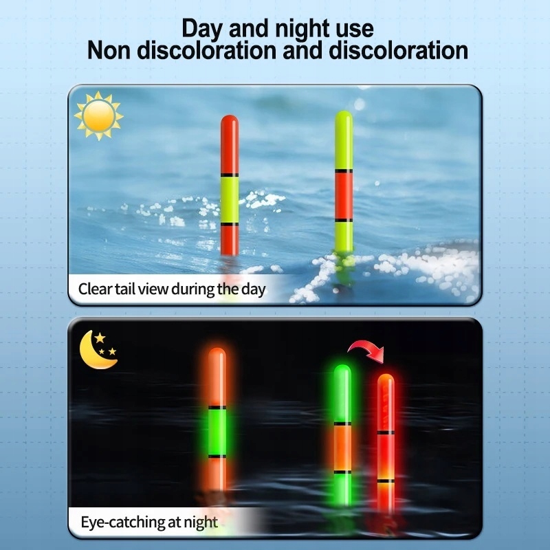 Spławik - 3,5 gram - ZMIANA KOLORU - Dwie Funkcje + 2x Bateria + Tuba Model MATCH