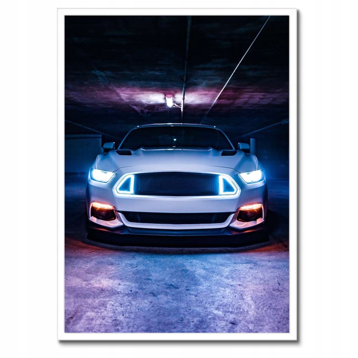 Plakáty v rámu 50x70 Ford Mustang Auto