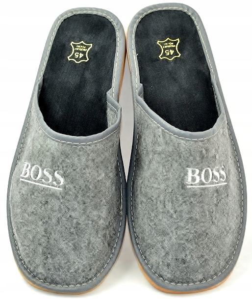 Kapcie MĘSKIE POLSKIE PANTOFLE Domowe SUPER PREZENT R. 45 - 29 cm Kolekcja MĘSKA MĘSKIE MODNE PL SOLIDNE