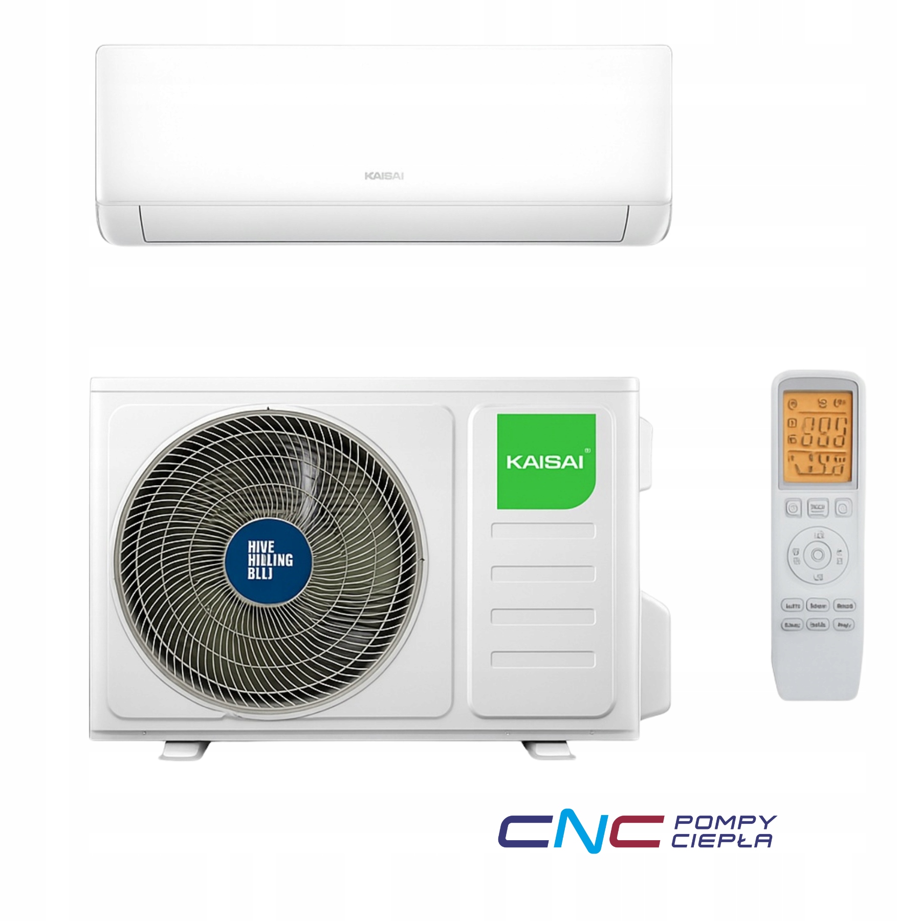 Klimatyzator Kaisai 2,6 kW EVO, Jonizator, Wi-Fi, Nowsza wersja modelu ECO