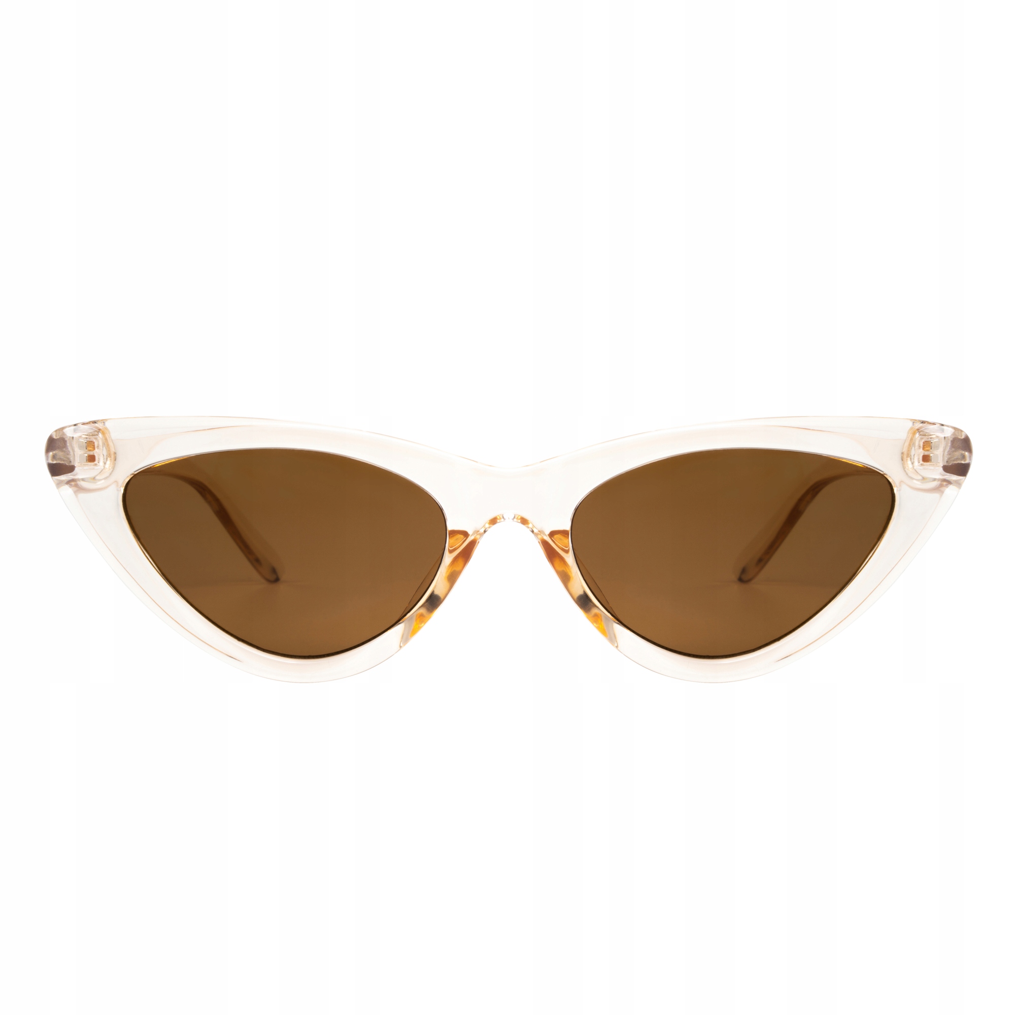 

okulary Kobiece Kocie Kotki Glamour Brąz Tea UV400