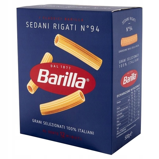 Těstoviny Sedani Rigati n94 500g Barilla