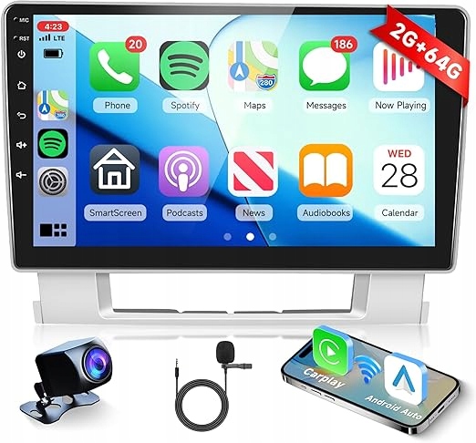 Radio samochodowe Android 2 Din Podofo Carplay