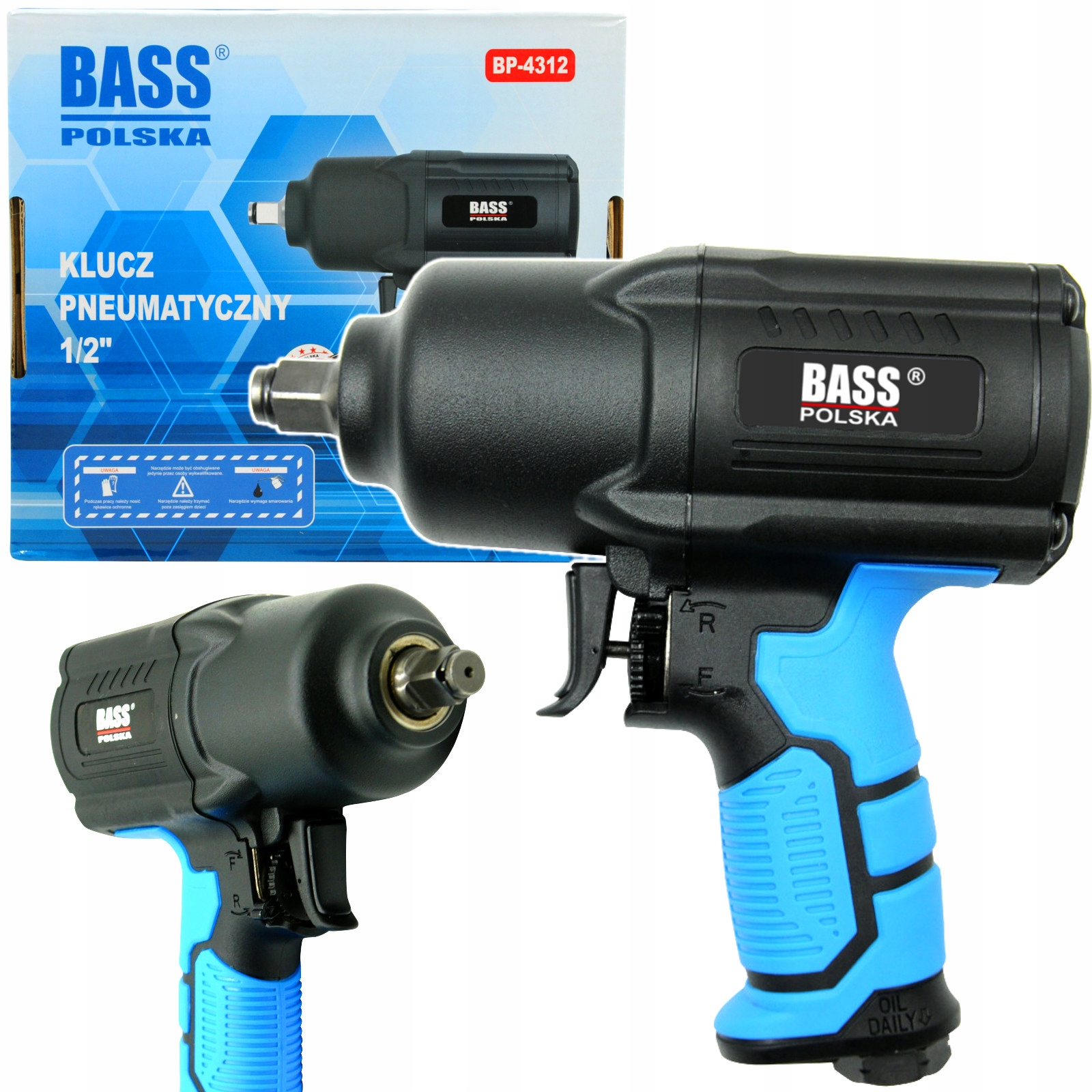 

Pneumatyczny Klucz Udarowy Bass Polska 1/2 1990NM